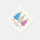 It's The Most Wonderful Time Christmas  スタンダードカクテルナプキン (角)