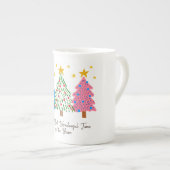 It's The Most Wonderful Time Christmas ボーンチャイナマグカップ (正面右)