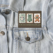 It's The Most Wonderful Time Christmas Gingerbread 缶バッジ (インサイチュ)