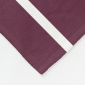 It's The Most Wonderful Time Dark Berry Holiday フリースブランケット (角)