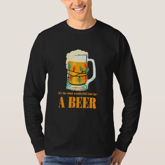 It's The Most Wonderful Time For A Beer Christmas  Tシャツ (正面)