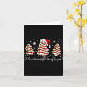 It's The Most Wonderful Time Of The Year Christmas カード (黄色い花)