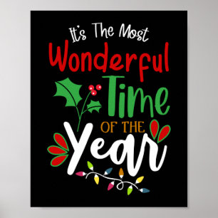 Its The Most Wonderful Time Of The Year Christmas ポスター