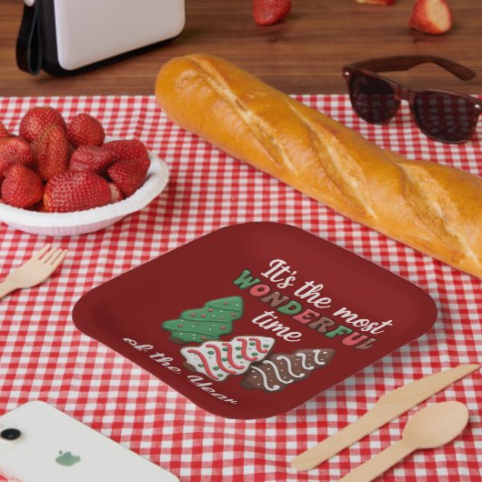 It's The Most Wonderful Time Of The Year Cookie ペーパープレート (ピクニック)