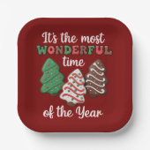 It's The Most Wonderful Time Of The Year Cookie ペーパープレート (正面)