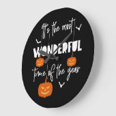 It's the Most Wonderful Time of the Year Pumpkin ラージ壁時計 (傾斜)