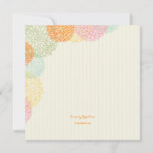 It's Time Bridal Shawer Invitation 招待状 (裏面)