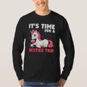 it's time for a besties trip traveling tシャツ (正面)