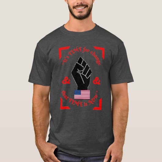 It's Time for change USA collection 1 Tシャツ (正面)