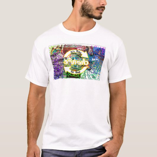 It's Time For Real.....change Tシャツ (正面)