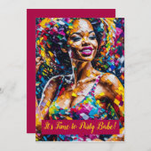 Its Time to Babe -パーティー招待状 招待状 (正面/裏面)