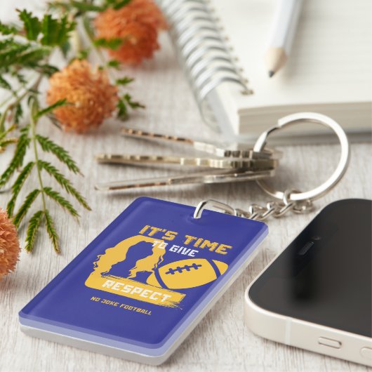 Its Time To Give WTF Respect キーホルダー (正面右)