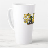 It's Time to Moto Dirt Bike Latte Mug カフェラテマグ (左アングル)