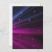 It's time to Party | Disco Birthday Theme 招待状 (裏面)