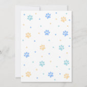 It's Time to Paw-ty Party Animals Kids Birthday 招待状 (裏面)