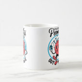 It'S Too Peopley Out There Funny Antisocial Knitti コーヒーマグカップ (中央)