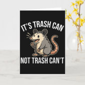 It's Trash Can Not Trash Can't Ossum Fun カード (黄色い花)