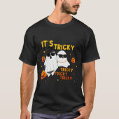 It's Tricky Tricky Tricky Funny Ghost Boo Hallowee Tシャツ (正面)