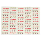 It's Triplets!, Triplet Babies Gift Wrap, Neutral ラージペーパーバッグ (裏面)