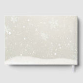 Its Twins Winter Wonderland Penguin Baby Shower  ゲストブック (裏面)