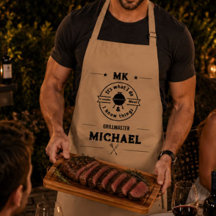 It's What I Do I Smoke Meat & I Know Things Funny スタンダードエプロン