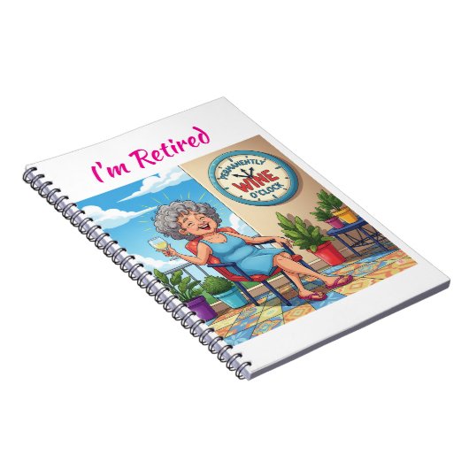 It's Wine O'Clock ノートブック (右側)