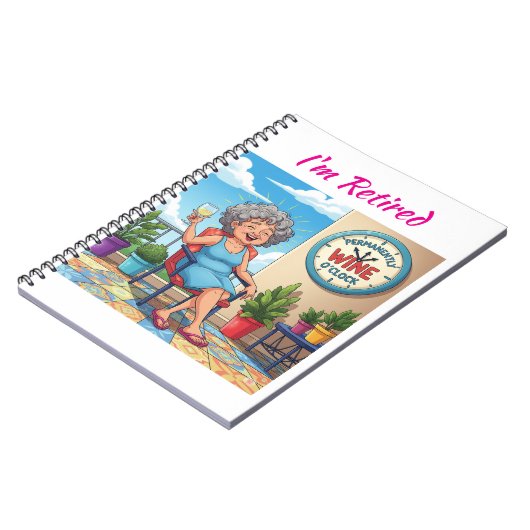 It's Wine O'Clock ノートブック (左側)