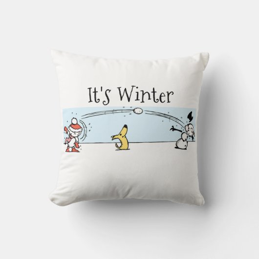 It's Winter  クッション (正面)