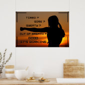 「It's Working」ウォールアート前向きポスター ポスター (キッチン)