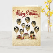 It's Your Day （箴言3:5-6）誕生日 カード (黄色い花)