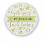 It's your Lucky Day, St. Patrick's Day Essential  シール (正面)