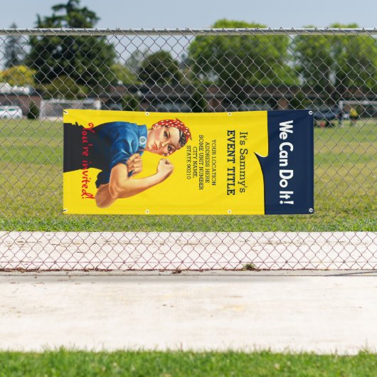 It's Your RosieパーソナライズされたイベントVertical 横断幕 (インサイチュ)