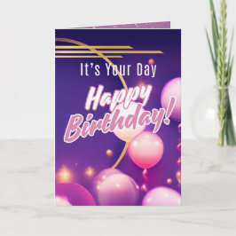 It's Your Time -ハッピーバースデー(詩篇71:6) カード