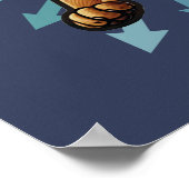 It's Zoomie Time Abyssinian Cat ポスター (角)