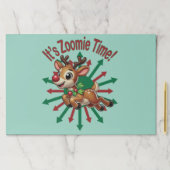 "It's Zoomie Time! Christmas Reindeer ペーパーパッド (インサイチュ)