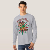 "It's Zoomie Time! Christmas Reindeer Tシャツ (正面フル)