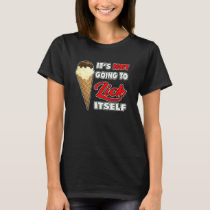 ItSelfアイスクリームコーン3を舐めはしない Tシャツ