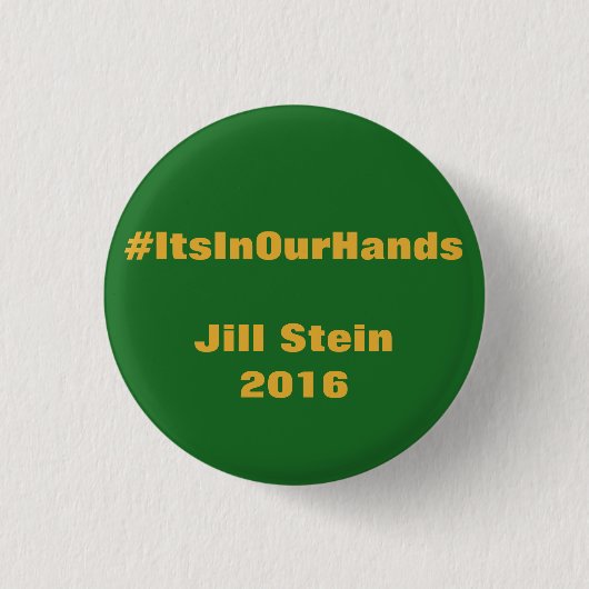 #ItsInOurHandsジルステイン2016年 缶バッジ (正面)