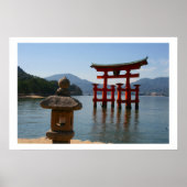 itsukushima torii japan ポスター (正面)