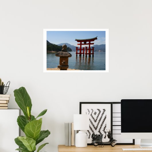 itsukushima torii japan ポスター (ホームオフィス)