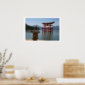 itsukushima torii japan ポスター (キッチン)