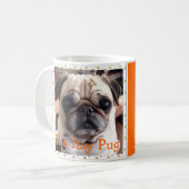 Itsyのパグのマグ: それで、こんにちはそこに! コーヒーマグカップ (正面左)