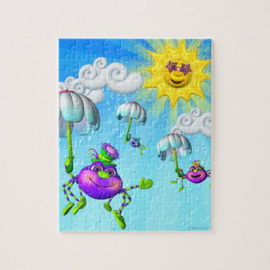 Itsy Bitsyのくものおもしろいのパズル ジグソーパズル (縦)