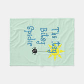 Itsy Bitsyのくものフリースブランケット フリースブランケット (正面(横))