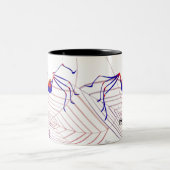 Itsy Bitsyのくものマグ ツートーンマグカップ (中央)