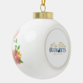 Itsy Bitsyブックビットオーナメントデザイン#2 セラミックボールオーナメント (左)