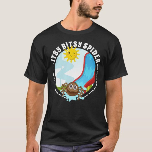 Itsy Bitsy - Kids Spider Nursery Rhyme Halloween C Tシャツ (正面)
