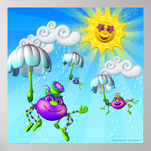 Itsy Bitsy Spider 18x18ポスター ポスター (正面)