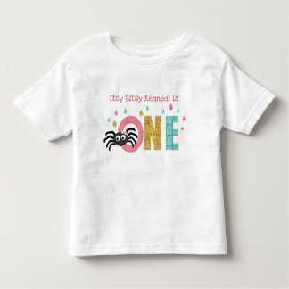 Itsy Bitsy Spider First Birthday Custom T-shirt トドラーTシャツ