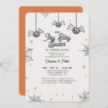Itsy Bitsy Spider Neutralハロウィーンベイビーシャワー